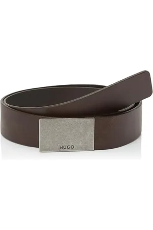 HUGO BOSS BOSS Gand-AI_sz35 Belt, Marron foncé 202, 80 cm Homme