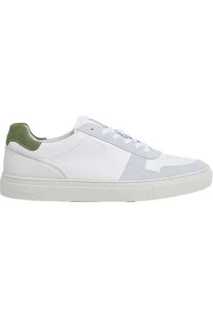 Hackett Icon Basket HMS21379 pour homme, blanc (blanc usine), 41