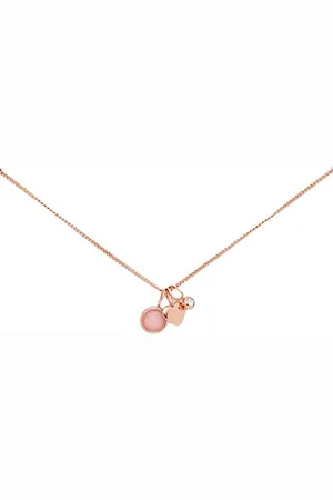 Fossil Collier Pour Femmes Personnalisation, Longueur Totale : 40 Cm + 5 Cm Chaîne D