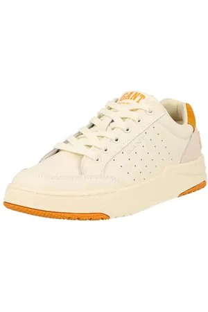 GANT Femme Ellizy Basket, Blanc/Jaune, 38 EU