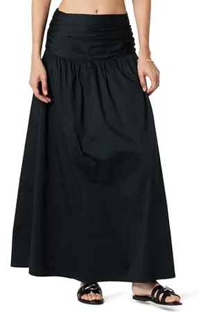 THE DROP Jupe Froncée pour Femme, Longue, , S