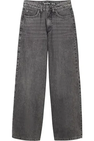 TOM TAILOR 1041068 Jean Large, 10219-Used Mid Stone Grey Denim, 134 Fille
