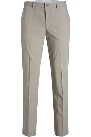 JACK & JONES Jprsolaris Pantalon à Carreaux Sn Costume, Poivre Blanc, 34 Homme