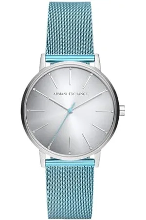 Armani Exchange Montre à Trois Aiguilles, en Acier Inoxydable, pour Femme, AX5599