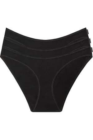 Calvin Klein Femme Slip Lot De 3 Bikini Coton Stretch, , S