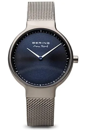 Bering Mixte Analogique Quartz Max René Collection Montre avec Bracelet en Acier Inoxydable & Verre Saphir