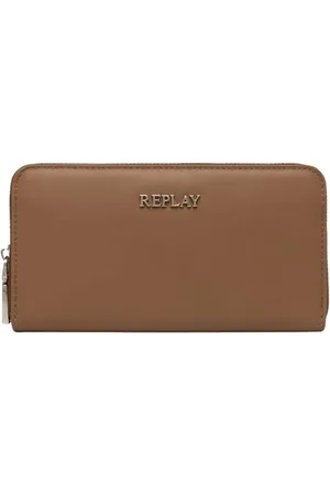 Replay – Portefeuille pour Femmes, Grand, Beige (Dirty Pale Beige 074), Taille Unique