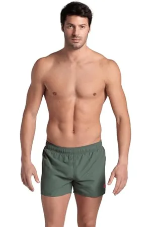 Arena Maillot de Bain pour Hommes Fundamentals Plage et Piscine, Short de Bain en Tissu Doux, Recyclé et à Séchage Rapide, Short de Bain Court avec Slip Intérieur en Maille