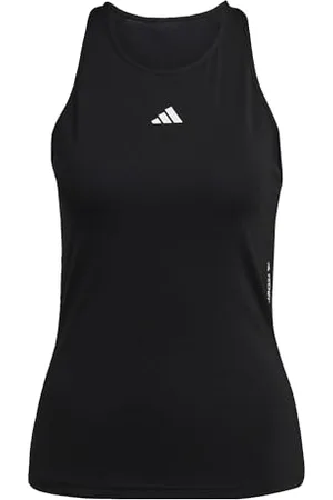 adidas Femme Techfit Racerback Training Tank Top, Black/White, XL
