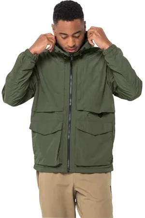Jack Wolfskin Lightsome Veste de randonnée Softshell, Greenwood, M Homme