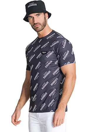 Gianni Kavanagh Black Signs Print Tee T-Shirt, , XS Homme