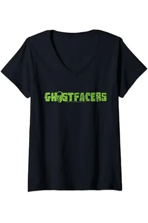 Supernatural Ghostfacers Logo T-Shirt avec Col en V