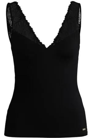 HUGO BOSS Bianca_Top T-Shirt Pyjama, Black, XL Women