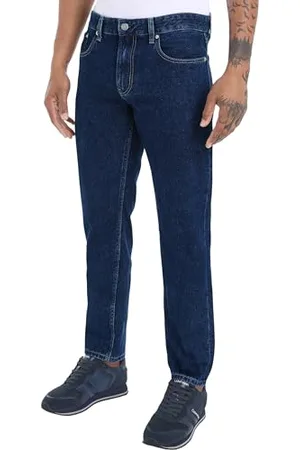 Calvin Klein Jeans Homme Jean Authentic Straight Fit, Bleu (Denim Dark), 31W/32L