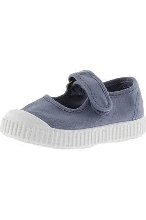victoria Ballerines Unisexe 1915 Toile Drec & Scratch & Bout Renforcé 136605 pour Enfants Azul 18