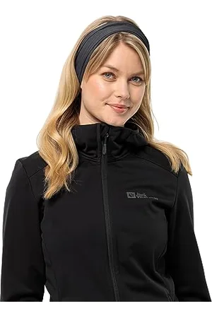 Jack Wolfskin Ceinture de Cou Basique Écharpe pour Temps Froid Mixte, ébène, Taille Unique