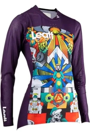 Leatt MTB Jersey Gravity 4.0 with long sleeve and reinforced elbow for women