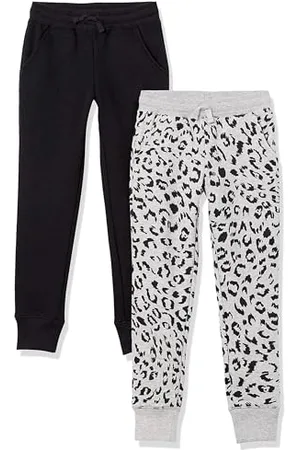 Amazon Pantalon de Jogging Fille, Lot de 2, , 4 Ans