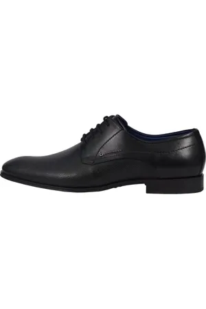 Bugatti Homme Chaussure basse business en cuir, Derby avec tige perforée, , 43 EU