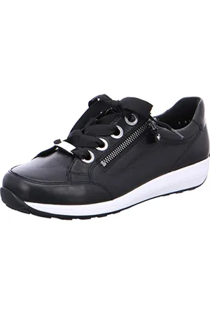 ARA Femme Osaka 1234587 Sneakers Basses, Noir (Schwarz 01), 38.5 EU