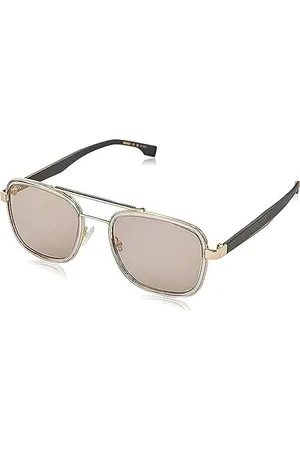 HUGO BOSS Lunettes de Soleil BOSS 1486/S 2F7 GOLD GREY 54/21/145 Homme