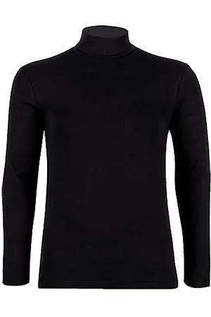 Eminence Tee-Shirt col roulé Manches Longues Homme Pur Coton - Taille : 6 - Couleur :
