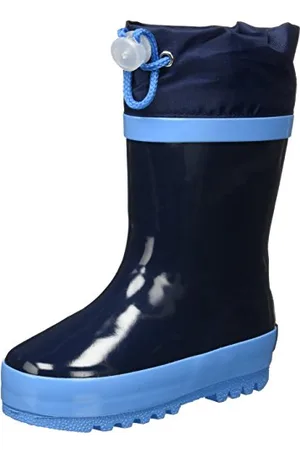 Playshoes Bottes En Caoutchouc Doublées Bottes de pluie Mixte Enfant, , 26 EU