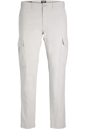 JACK & JONES Bestseller A/S Jpstace Jjayden Linen Cargo Bex Pantalon, , 29W x 32L Homme