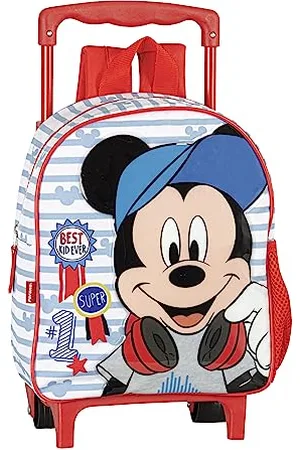 PERONA Sac à dos à roulettes Mickey Best Perona 58431, Couleur, Talla única, Décontracté