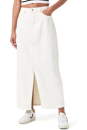 Pieces® Pckenise MW Denim Ankle Skirt BC Jupe en Jean, , L Femmes