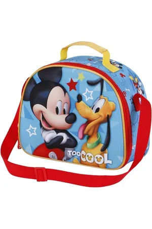 Disney Mickey Mouse Pal-Sac à Goûter 3D, Bleu, 25,5 x 20 cm