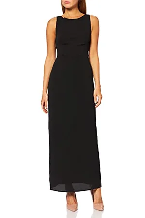 TRUTH & FABLE Robe Longue Trapèze en Satin Femme, , 42