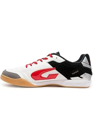 GEMS Homme Viper Indoor Sneaker, Yellow Fluo/White, 44 EU
