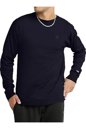 Champion Classic Long Sleeve, Comfortable, Soft T-Shirt for Men (Reg. Or Big & Tall) Chemise, , Taille S Homme
