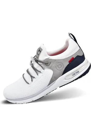 Bugatti Homme Baskets sportives avec mousse à mémoire de forme au design sportif, lacets élastiques, respirantes, , 44 EU