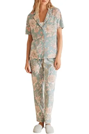 Women secret Pyjama à Manches Courtes Quotidien Aquamarine Ensemble de Pijama, , L Femme