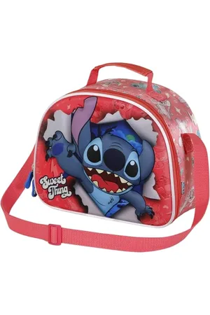 Disney Lilo et Stitch Thing-Sac à Goûter 3D, Rose, 25,5 x 20 cm