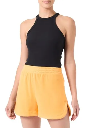Pieces® Pcanya Short en Tissu éponge Sww BC Bain, Blazing Orange, S Femme