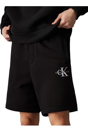 Calvin Klein Jeans Short de Jogging Homme Monologo Short Taille Élastique, , XXS