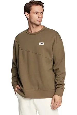 Fila Tricase Boxy Crew Sweat Maillot de survtement, , XL Homme
