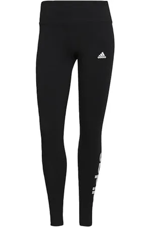 adidas Femme ESSENTIALS HIGH-WAISTED LOGO LEGGINGS, Black / White, XS