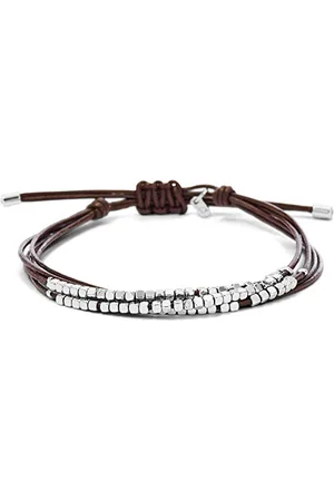 Fossil Bracelet Pour Femmes , 63mm Réglable En Métal Brun, JA6379040