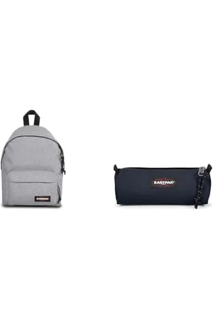 Eastpak Orbit Petit Sac à Dos, 34 cm, 10 L, Gris (Sunday Grey) & BENCHMARK SINGLE Trousse, 27 L - Ultra Marine