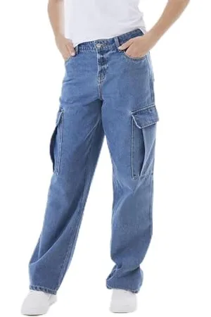 NAME IT NLNTARTIZZA DNM NW Wide Cargo Pant Noos Corps à Manches Longues, , 12 Ans Mixte