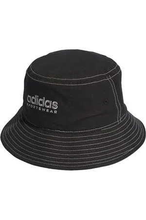 adidas Mixte Classic Cotton Bucket Hat, Black/White/Grey Three, XXS