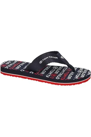 TOM TAILOR 5370301 Tongues, Bleu Marine/Blanc/Rouge, 31 EU