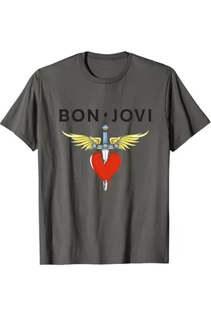 Bon Jovi Dague officielle en forme de cœur T-Shirt