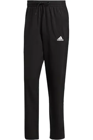 adidas Homme AEROREADY Essentials Stanford Open Hem Embroidered Small Logo Pants, Black, XXL