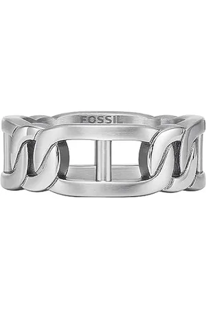 Fossil Bague Pour Homme Heritage, Largeur : 8.6mm Bague En Acier Inoxydable é, JF04409040