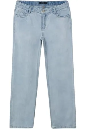 NAME IT NLFTUNIZZA DNM LW Straight Pant Noos, , 164 Fille